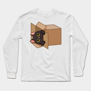 Cat in the box Long Sleeve T-Shirt